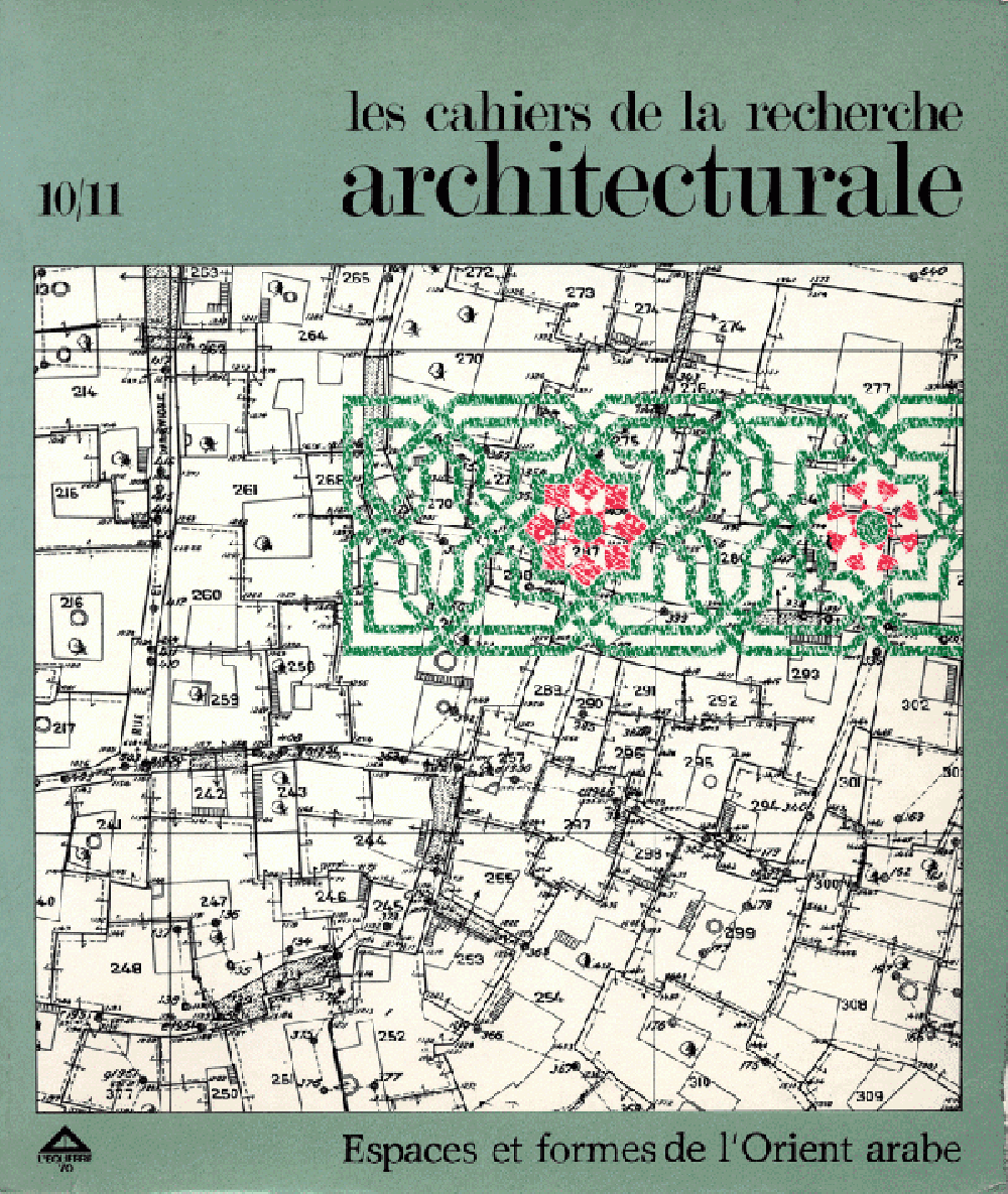 Les Cahiers de la recherche architecturale n°10/11