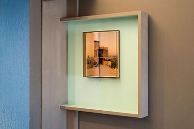 My house is a Le Corbusier (Unité d'habitation, Marseille), 2020, book pages folded, plexiglass, poliplat, pins, plexiglass, 28,5x33x5 cm