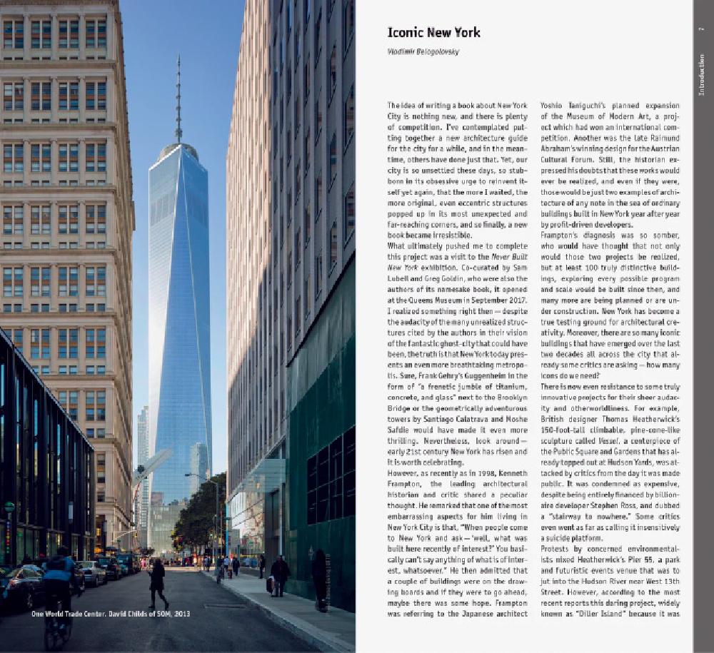 New York. Architectural Guide: A Critic's Guide to 100 Iconic Buildings in New York