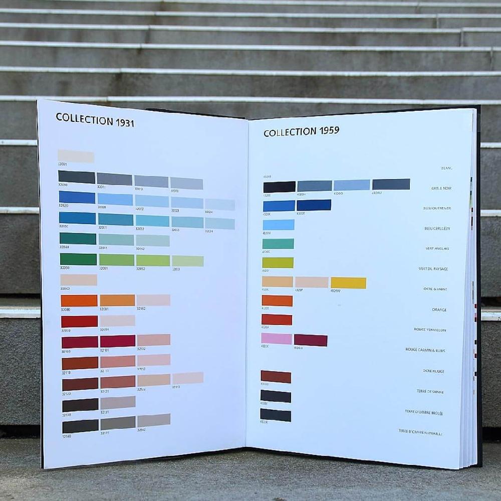 Le Corbusier Claviers de couleurs - Livre d'échantillons d'IGP