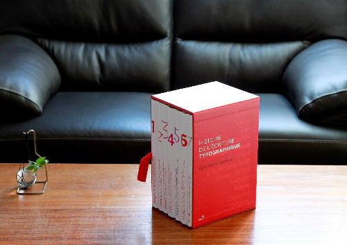 Coffret histoire de l'écriture typographique