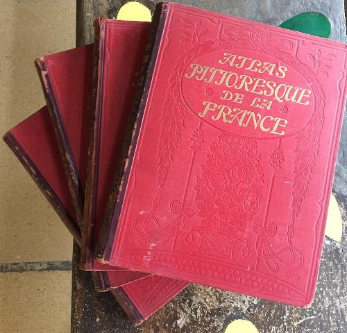Atlas pittoresque de la France - 4 volumes