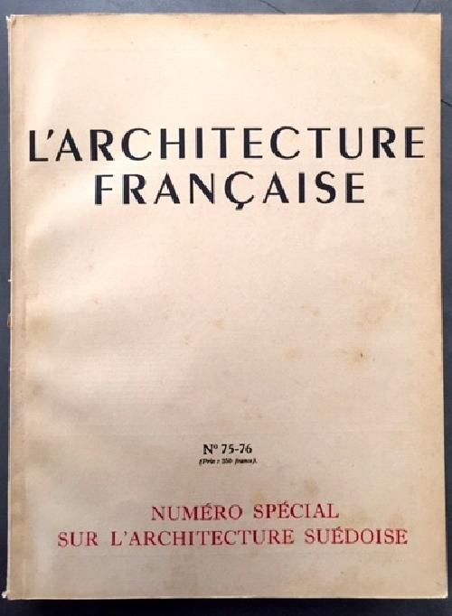 L'Architecture Française n°75-76
