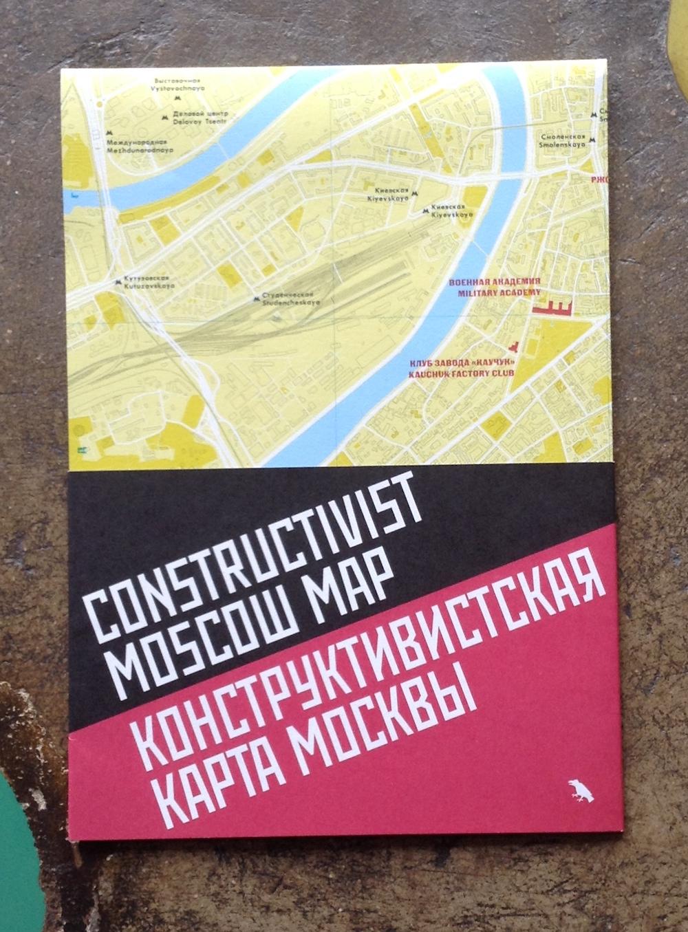 Constructivist Moskow Map