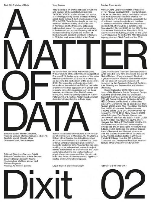 Dixit n.2 - a matter of data