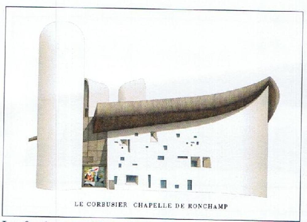Le Corbusier Chapelle de Ronchamp (Affiche)