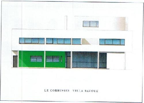 Le Corbusier Villa Savoye, (Affiche)