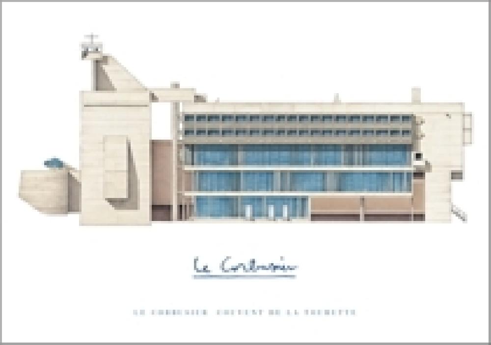 Le Corbusier La Tourette (Affiche)