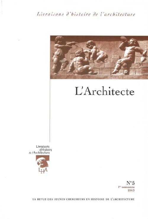 Livraisons d'histoire de l'architecture n°5