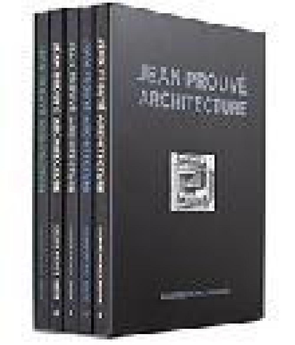 Jean Prouvé - coffret architecture 5 volumes